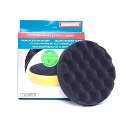 Gąbka polerska TROTON karbowana na rzep - 150 mm