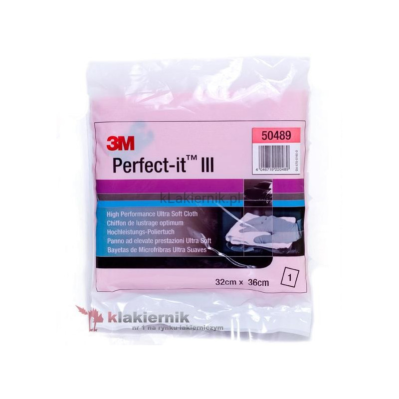 Ściereczka polerska 3M 50489 różowa - Ultra Soft