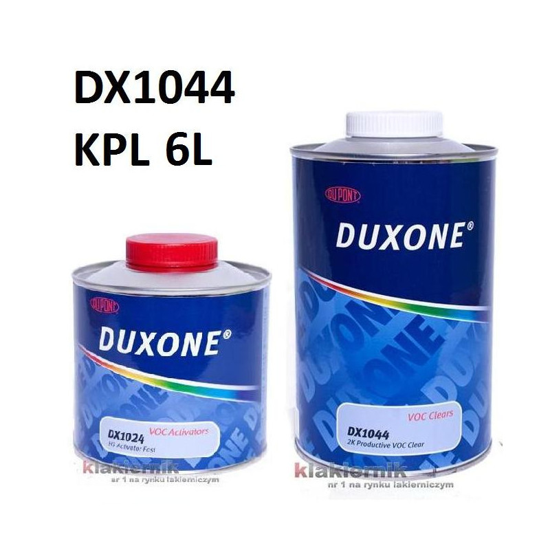 Lakier bezbarwny DuPont DUXONE DX1044 - kpl (1 + 0,5) L x 6