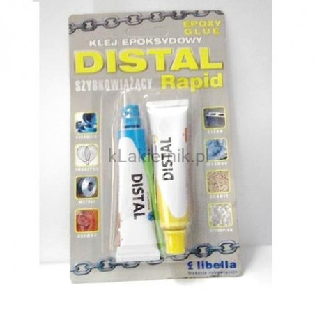 Klej epoksydowy dwuskładnikowy - Distal Rapid 30 g Klej epoksydowy dwuskładnikowy - Distal Rapid 30 g