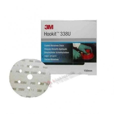 Krążek ścierny 3M - 338U - (P80 - P400) - 100 sztuk Krążek ścierny 3M - 338U - (P80 - P400) - 100 sztuk