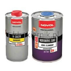 Lakier bezbarwny NOVOL NOVAKRYL 590 - kpl. (1+0,5) L