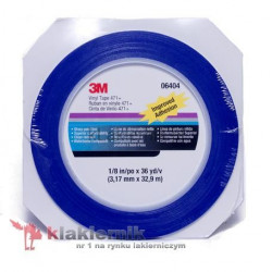 Taśma maskująca cienkoliniowa 3M PN06408 - Vinyl Tape 471+ -