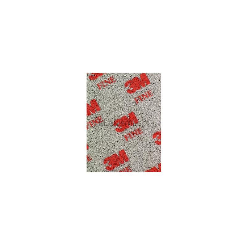 Środek ścierny 3M 03809 na piance - Fine - 115 x 140 mm