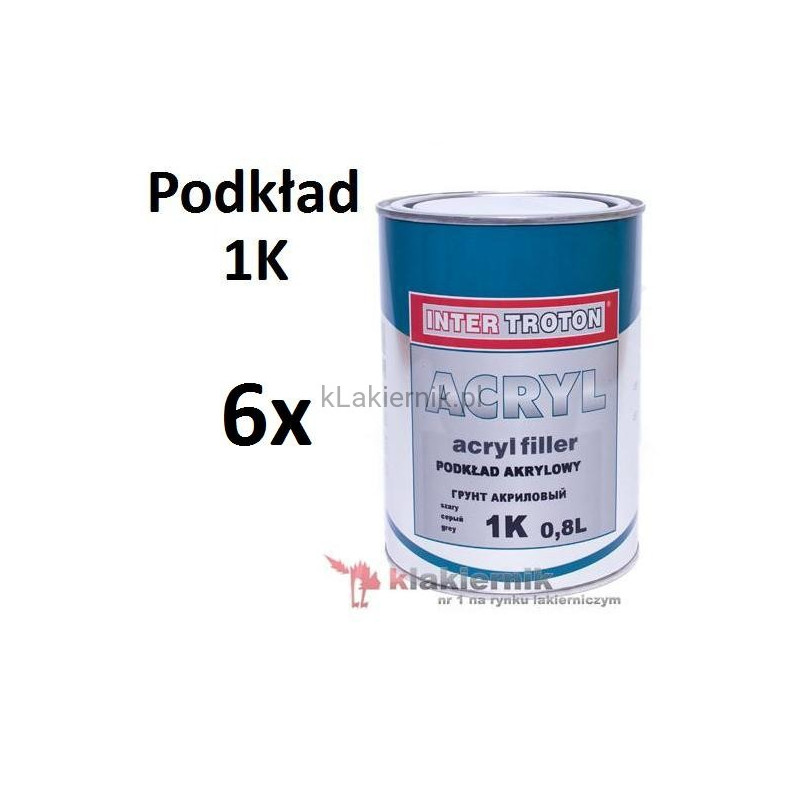 Podkład akrylowy TROTON - 1K - 0,8 L x 6