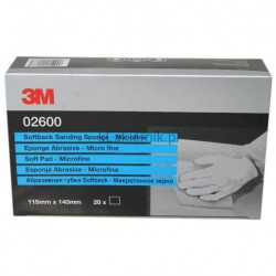 Środek ścierny 3M 02600 na piance - 115 x 140 Microfine - 20
