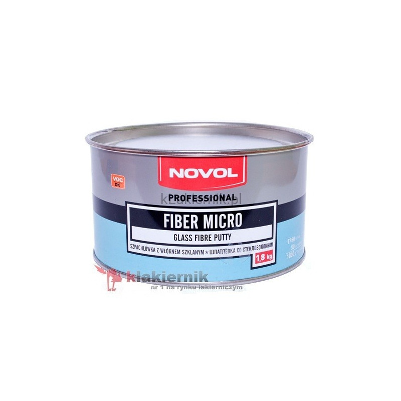 Szpachlówka z włóknem szklanym NOVOL FIBER MICRO - 1,8 kg