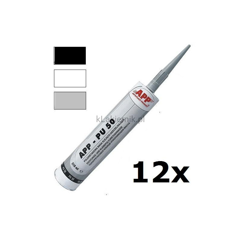 Masa klejąco-uszczelniająca APP 040302 PU50 - 12 x 310 ml