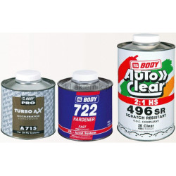 Lakier bezbarwny HB BODY 496 HS (2:1) - kpl (1 + 0,5) L