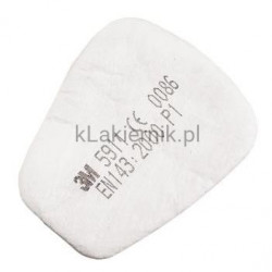 Filtr 3M 5911 przeciwpyłowy klasy P1 - 50 szt
